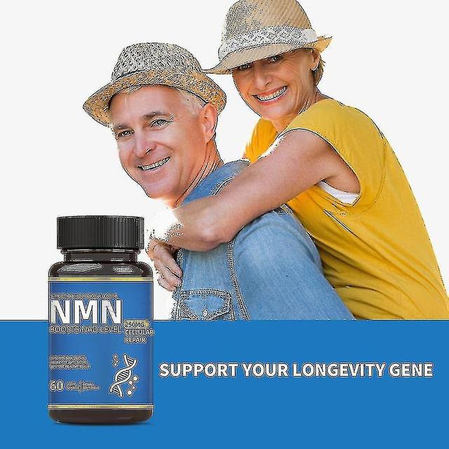 Woosien 3x Nmn Capsules Anti Ageing Detox Nicotinamide Mononucleotide 99% Purity Supplement on Productcaster.