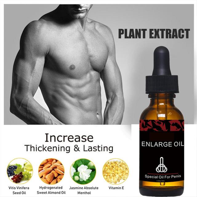 Men's Energy Massage Essential Oil Pleasur For Sex Delay, Pleasur Boost Enlarge Massage Longer Enlargement Oil Increase Intimate 2pcs - 20ml on Productcaster.