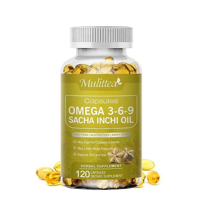 Sacha Inchi Omega 3 Capsules Helps Gut Health Brighten skin colour Inflammation and Joint Eye Heart Bone HealthyTIB TIB . 120pcs on Productcaster.