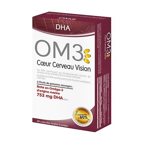 OM3 DHA Heart Brain Vision 60 tablets on Productcaster.