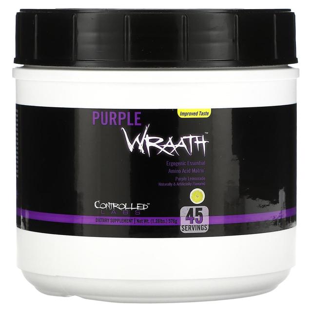 Controlled Labs, Purple Wraath, Purple Lemonade, 1.26 lbs (576 g) on Productcaster.