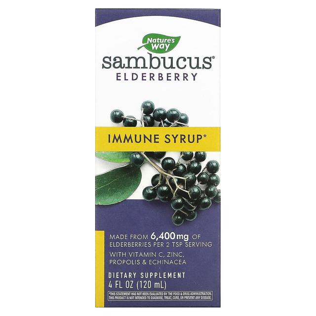 Nature's Way, Sambucus Immune Syrup, 4 fl oz (120 ml) on Productcaster.