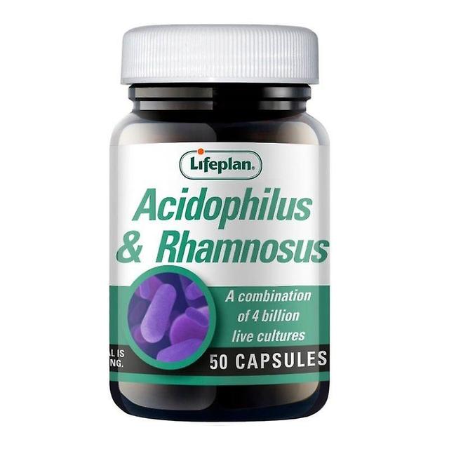 Life Plan Lifeplan Acidophilus & Rhamnosus Caps 50 (FD0202) on Productcaster.