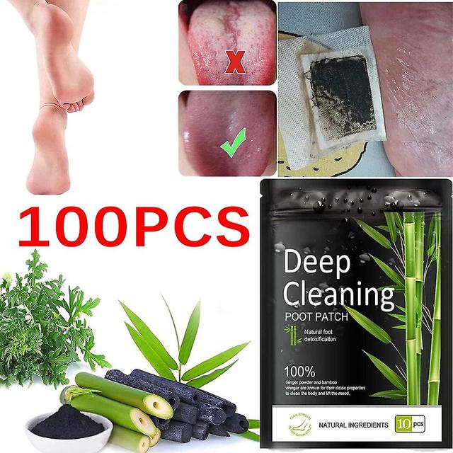 10-100PCS Detox Foot Patches Pads Natural Herbal Stress Relief Feet Body Toxins Detoxification Clean on Productcaster.