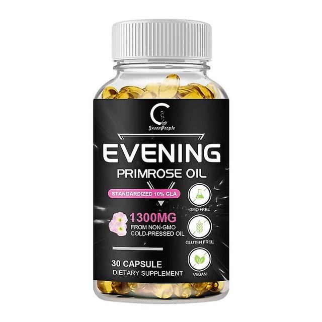 Natural Evening Primrose Oil Capsule Healthy Skin Reducing cholesterol & Alleviating Cerebral thrombosisTIB TIB . 30pcs on Productcaster.