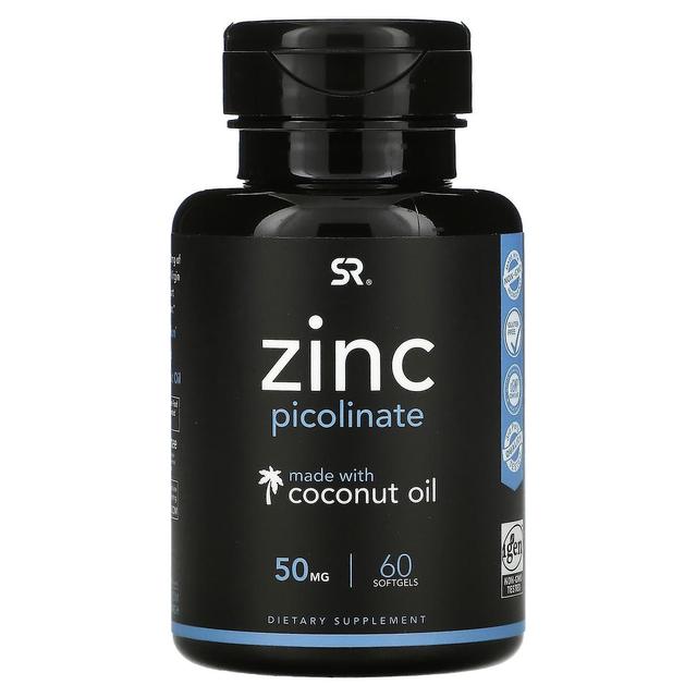 Sports Research, Zinc Picolinate, 50 mg, 60 Softgels on Productcaster.