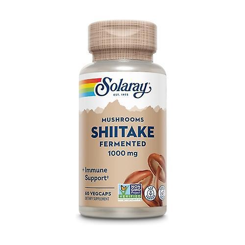 Solaray Fermented Shiitake 60 vegetable capsules of 500mg on Productcaster.