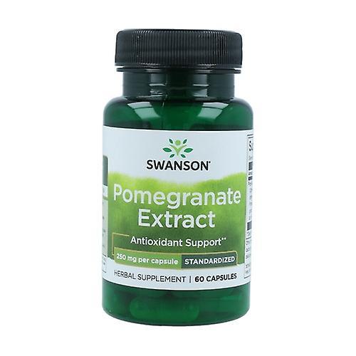 Swanson Superior herbs pomegranate extract - standardized 250 mg 60 capsules of 250mg on Productcaster.