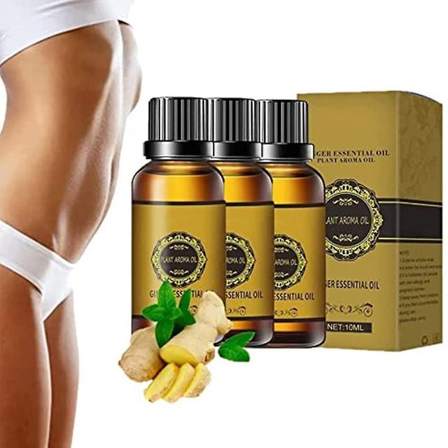 10ml Belly Drainage Ginger Oil, Hatic Drainage Ginger Oil, Slimming Tummy Ginger Oil, Natural Drainage Ginger Oil Essential Relax Massage Liquid (1... on Productcaster.