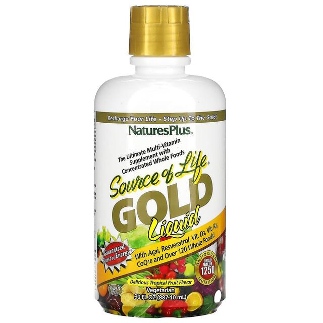 Nature's Plus NaturesPlus, Livets kilde, Guldvæske, Tropisk frugt, 30 fl oz (887,10 ml) on Productcaster.