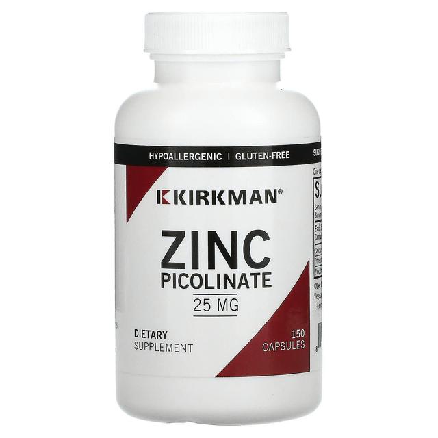 Kirkman Labs, Zink Picolinaat, 25 mg, 150 Capsules on Productcaster.