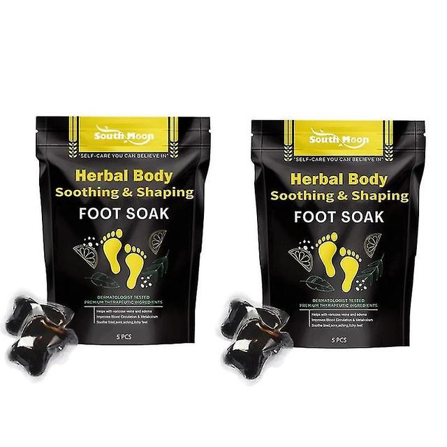 2packs Varicose Veins Foot Bath Bag Herbal Detox&shaping Cleansing Foot Soak Beads on Productcaster.