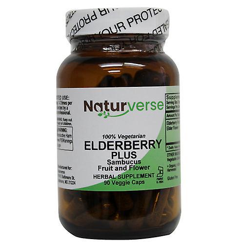 Naturverse Elderberry Plus Powder Capsules, 90 VegCaps on Productcaster.