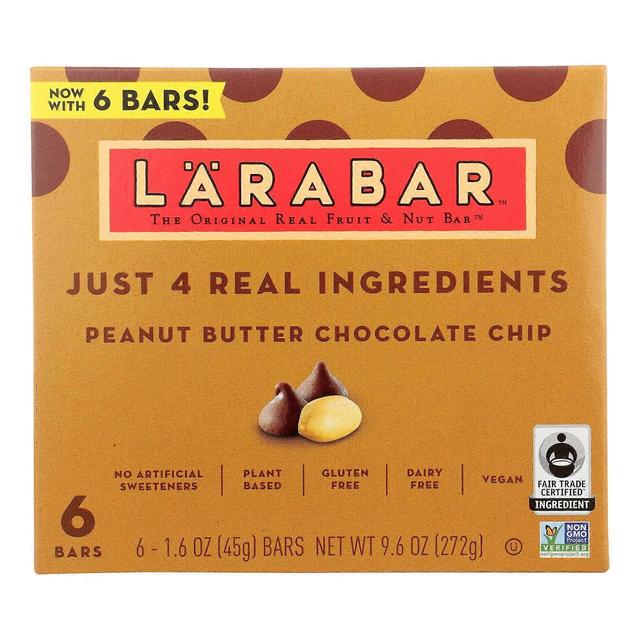 Larabar - Bar Pindakaas Chocolate Chip - Doos Van 8-6/1.6 Oz stijl326 on Productcaster.