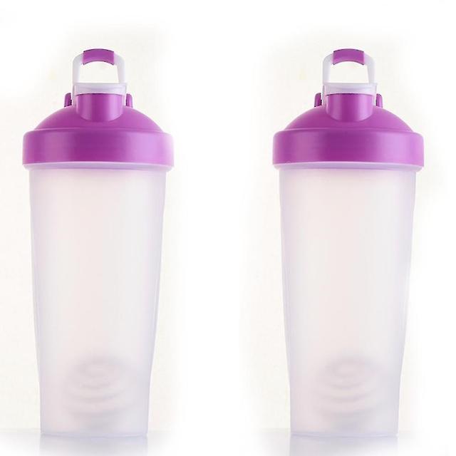 Htclv Plastic Protein Shake Bottle For Meal Replacement Shakes&smoothies,beverages,mixing Salad Purple on Productcaster.