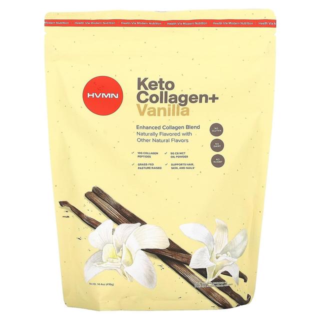 HVMN, Keto Collagen+, Vanilj, 14.4 oz (410 g) on Productcaster.