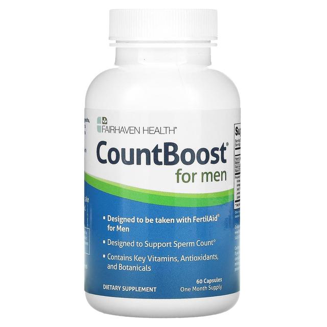 Fairhaven Health, CountBoost for Men, 60 Capsules on Productcaster.