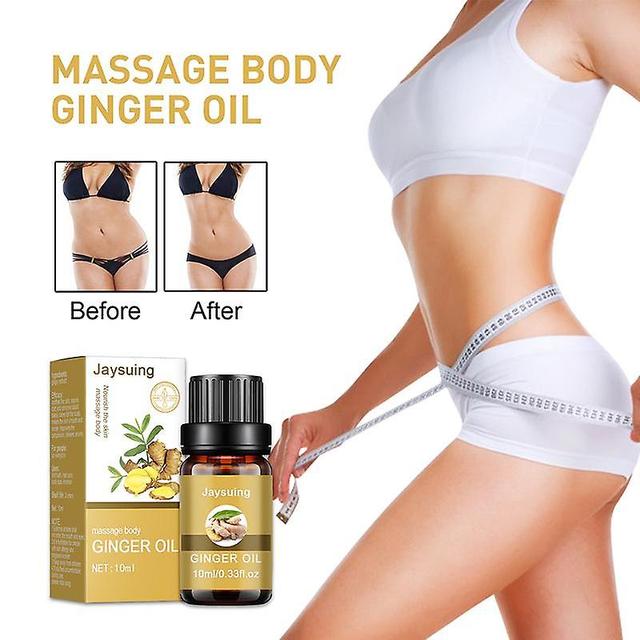 Rosalind Ginger Massaging Essential Oil Nourishing Spa Essence Oils Slimming Firming Burn Fat Lose Weight Natural Herbs on Productcaster.