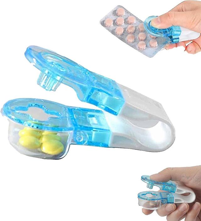 Portable Pill Taker Remover, Tablets Pills Blister Pack Opener Assistance Tool For The Elderly Disabled, Pill Taker Tool 1pcs on Productcaster.