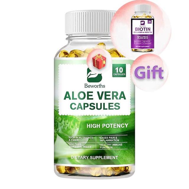 Visgaler Bw Aloe Vera Supplement Fat Burning Digestion Health Support Regulating Blood Sugar For Women&man Health Multivitamin Capsule 10pcs on Productcaster.