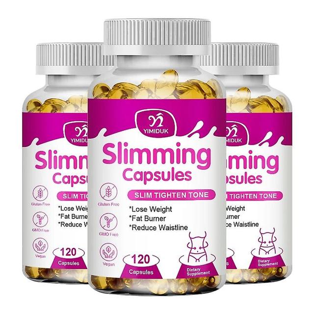 Eccpp Fast Slimming Capsules 100% Organic Keto Detox Capsules Flat Belly Deep Clean & Detox Provide Energy Fat Burner Lose Weight 3 Bottles 120 pcs on Productcaster.