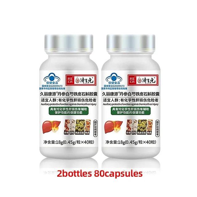 Tib Liver Protection Supplements Dendrobium Candidum Salvia Miltiorrhiza Health Food Liver Function Capsule Cfda Approve 2 Bottles on Productcaster.