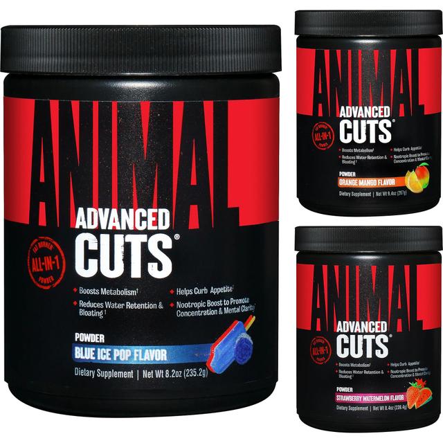 Universal Nutrition Animal Cuts Powder Dietary Supplement Blue Ice Pop 42 Servings on Productcaster.