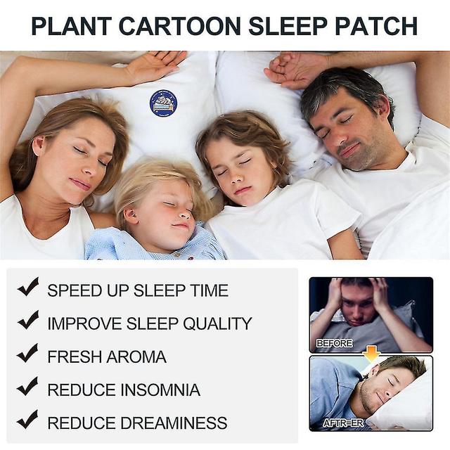 28/56/84pcs Sleep Patches Insomnia Treatment Relieve Anxiety Sleep Aid Patches Hypnotic Artifact Adult Sleep Soothing Sticker- on Productcaster.