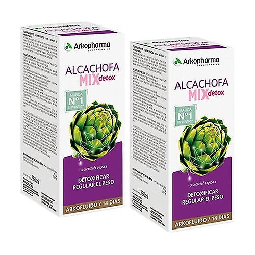 Arkopharma Pack 2 Arkofluido Artichoke Mix Detox Bio 2 units of 280ml on Productcaster.