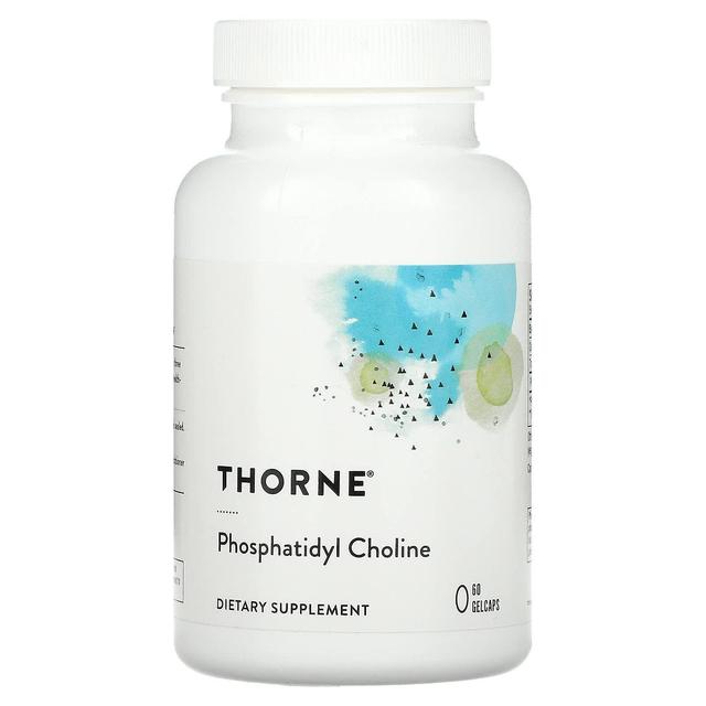 Thorne Research, Phosphatidyl Choline, 60 Gelcaps on Productcaster.