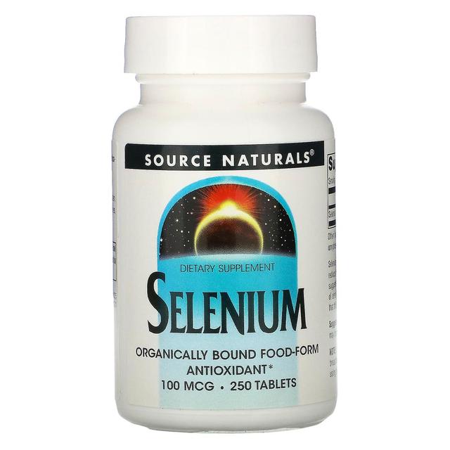 Source Naturals, Selenio, 100 mcg, 250 Compresse on Productcaster.