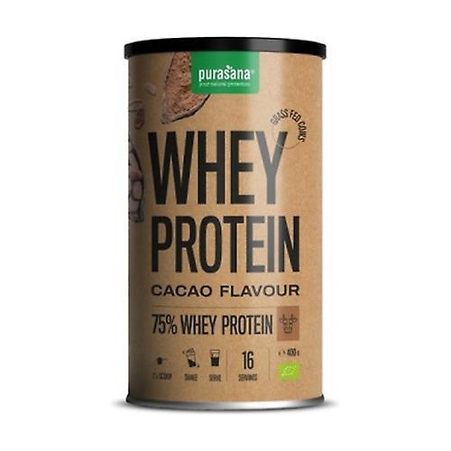 Purasana Cocoa flavored whey protein 400 g of powder (Cocoa) on Productcaster.