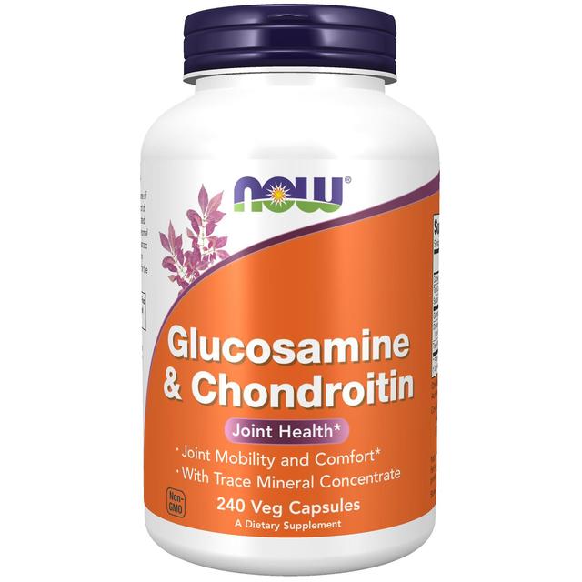 NOW Foods Glucosamine & Chondroitin 240 Capsules on Productcaster.