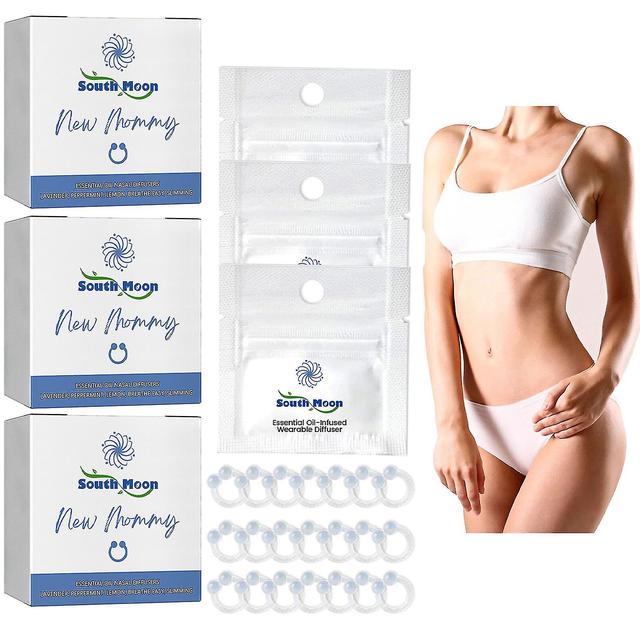 Szlwmy With Essential Oils White 7/14/21pcs Plastic Super Slim Slimming And Detoxification Ring -sz.10721 on Productcaster.