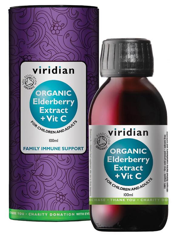 Viridian organic elderberry extract + vit c on Productcaster.