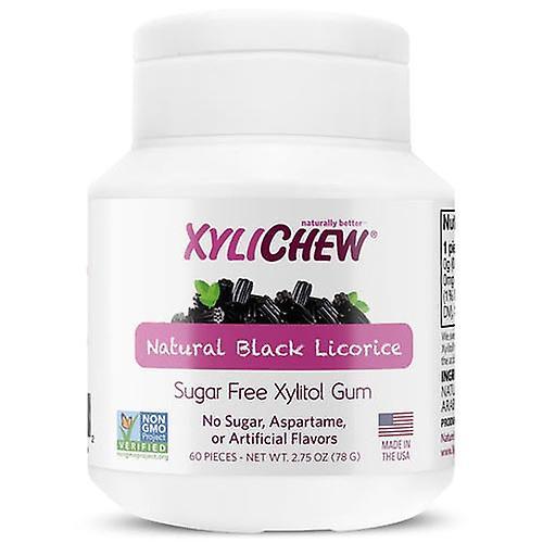 Xylichew Gum Licorice Jar, 60 Ct (balenie po 1) on Productcaster.