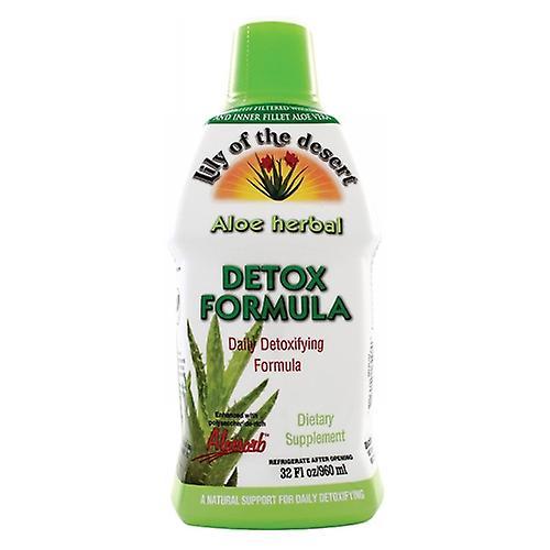 Lily Of The Desert Aloe Vera Juice Detox Formula, Detoxifying Formula 32 Oz (Pack of 6) on Productcaster.