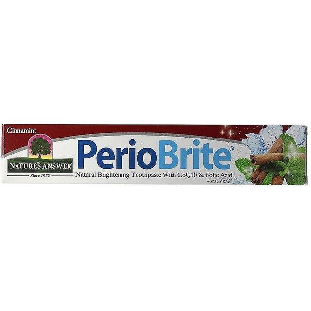 Nature's Answer Periobrite Toothpaste Cinnamint 113g 1593 on Productcaster.