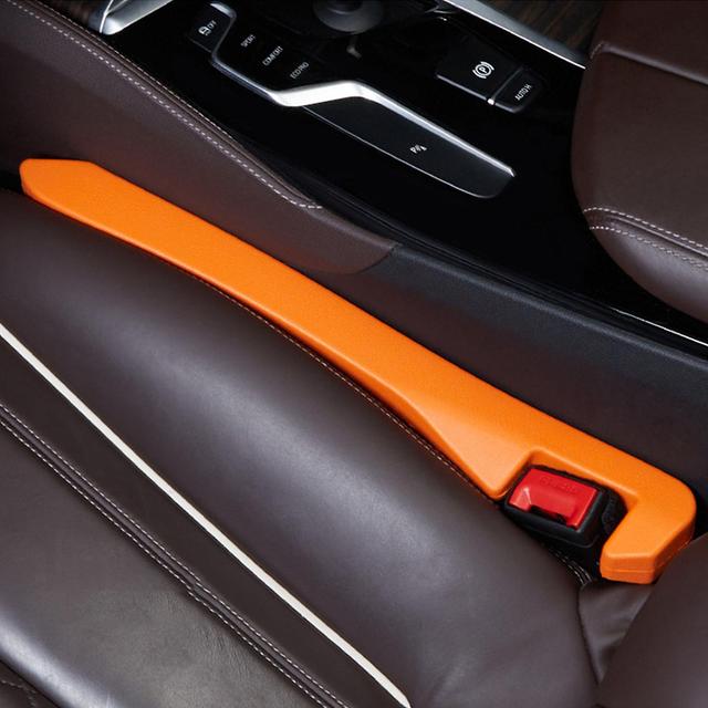 2 Pcs Car Seat Gap Filler Pad Universal Fit Easy Installation Filler Pad For Car Suv Truck Accessories Orange 2pcs on Productcaster.