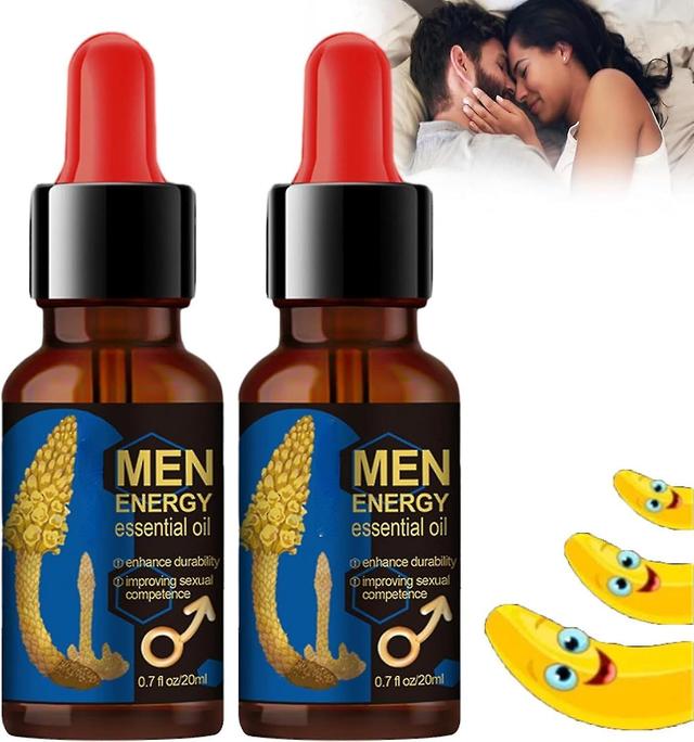 Secret Drops For Strong Men, Secret Happy Drops For Strong Men, Men Enlarge Massage Oil Bigger Longer Long Lasting Enhancing Sensitivity [ege] 2pcs on Productcaster.