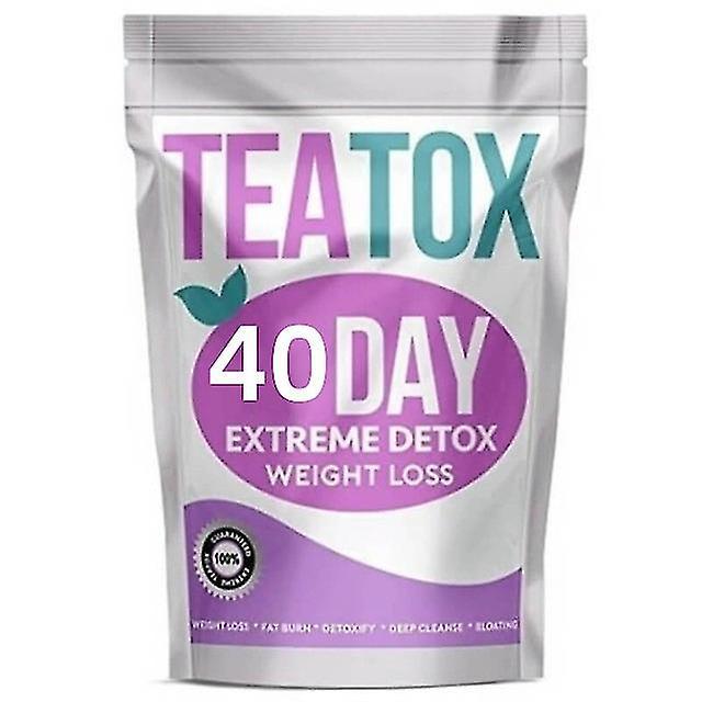 Natürlicher Teatox-Teebeutel für effektives Abnehmen Detox Schnelles Abnehmen Dünner Bauch Flacher Bauch Fettverbrennung Tee Polyphenole 40 TAGE on Productcaster.