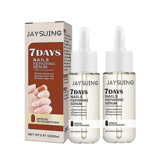 2pcs GFOUK 7 Days Nail Growth And Strengthening Serum, Nail Growth And Strength Serum on Productcaster.