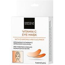 Gabriella Salvete - Vitamin C Eye Mask ( 5 Stück ) - Oční mask s vitamínem C, heřmánkem a okurkou on Productcaster.