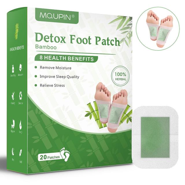 20pcs Detox Foot Patches Pads Body Feet Toxins Cleansing Foot Patches 2 set on Productcaster.