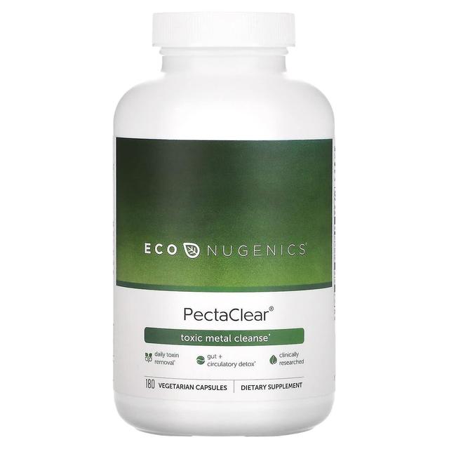 Econugenics, PectaClear, Toxic Metal Cleanse, 180 Vegetarian Capsules on Productcaster.