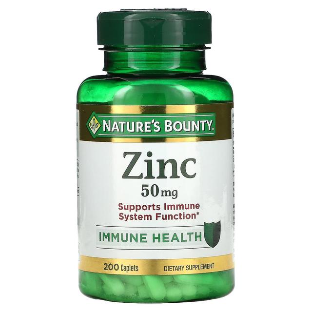 Natures Bounty Nature's Bounty, Zinco, 50 mg, 200 compresse on Productcaster.