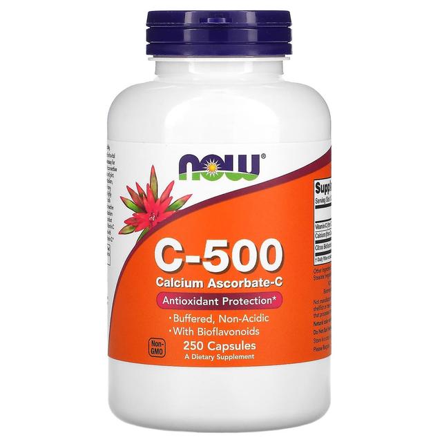 NOW Foods, C-500, Calcium Ascorbate-C, 250 Capsules on Productcaster.