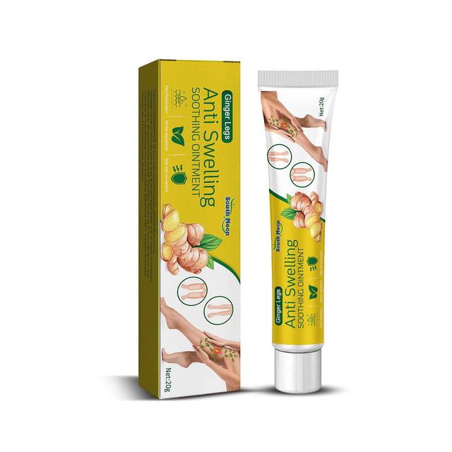 Gingerlegs Anti-swelling Soothing Ointment - Promotes Blood Circulation To Prevent Swelling And Relieve Stress - Natural Ginger Extract - Easy To Use on Productcaster.