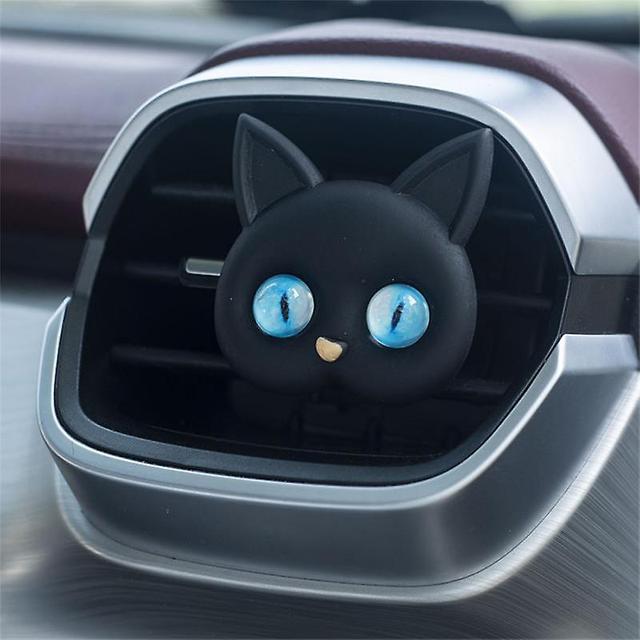 Sortie d’air de voiture Parfum Créatif Tridimensionnel Bright Eye Cat Mignon Pupille Bicolore Chaton Voiture Intérieur Parfum Accessoires on Productcaster.