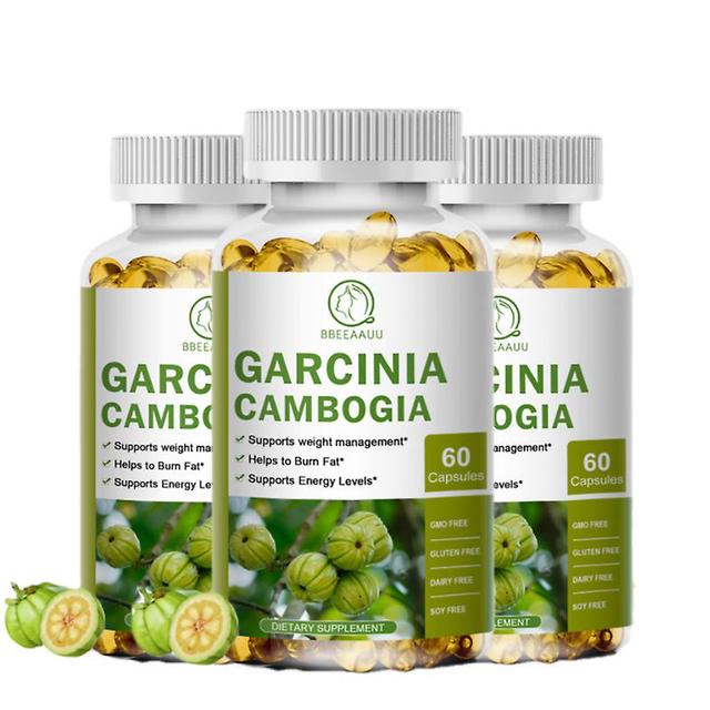 Visgaler Organic Garcinia Cambogia Capsule Lowering Cholesterol Fat &weight Management Slimming Burning Fat Support Energy Level 3bottles of 60pcs on Productcaster.